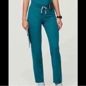 Figs Teal Livingston Scrub pants